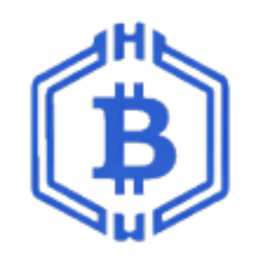Ícone de Bitcoin em azul